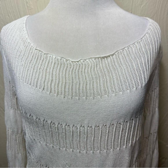 A/X Armani Exchange Open Knit CoverUp Sweater Medium NWT! - Picture 2 of 7